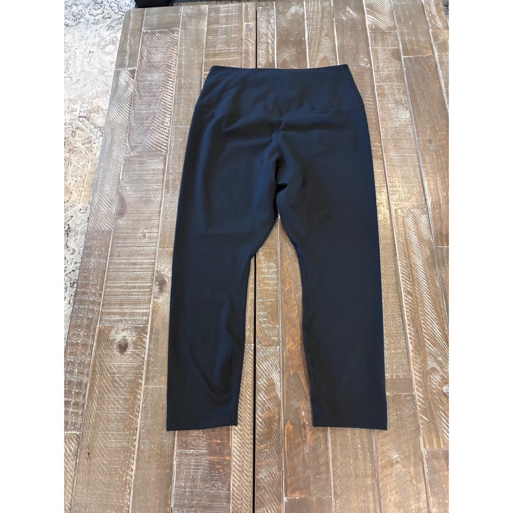 Nike Dri-FIT Womens Black High Waisted Cropped Leggings Training Tights Medium - Picture 4 of 7
